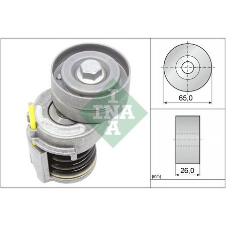 VW Tiguan 2012-2016 1.4 TSİ Alternatör Gergi Bilyası(Rulmanı) Kütüklü İNA 03C145299A/534034610