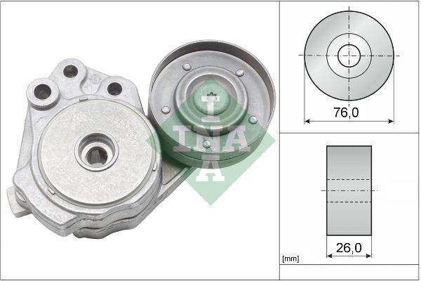 VW Tiguan 2012-2016 1.4 TSİ Alternatör Gergi Bilyası(Rulmanı) Kütüklü İNAVW Tiguan 2012-2016 1.4 TSİ Alternatör Gergi Bilyası(Rulmanı) Kütüklü İNA 03C145299J/534037410